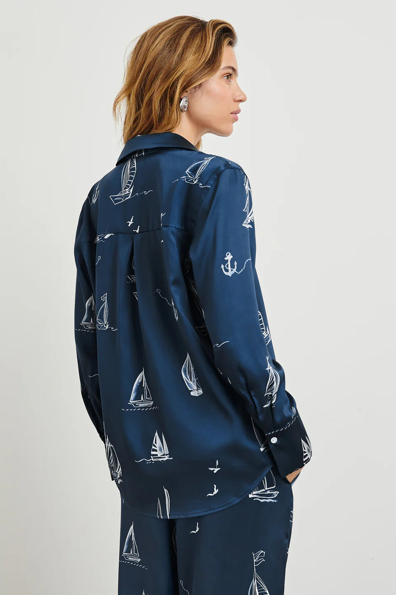 Ledger Shirt Sailboats