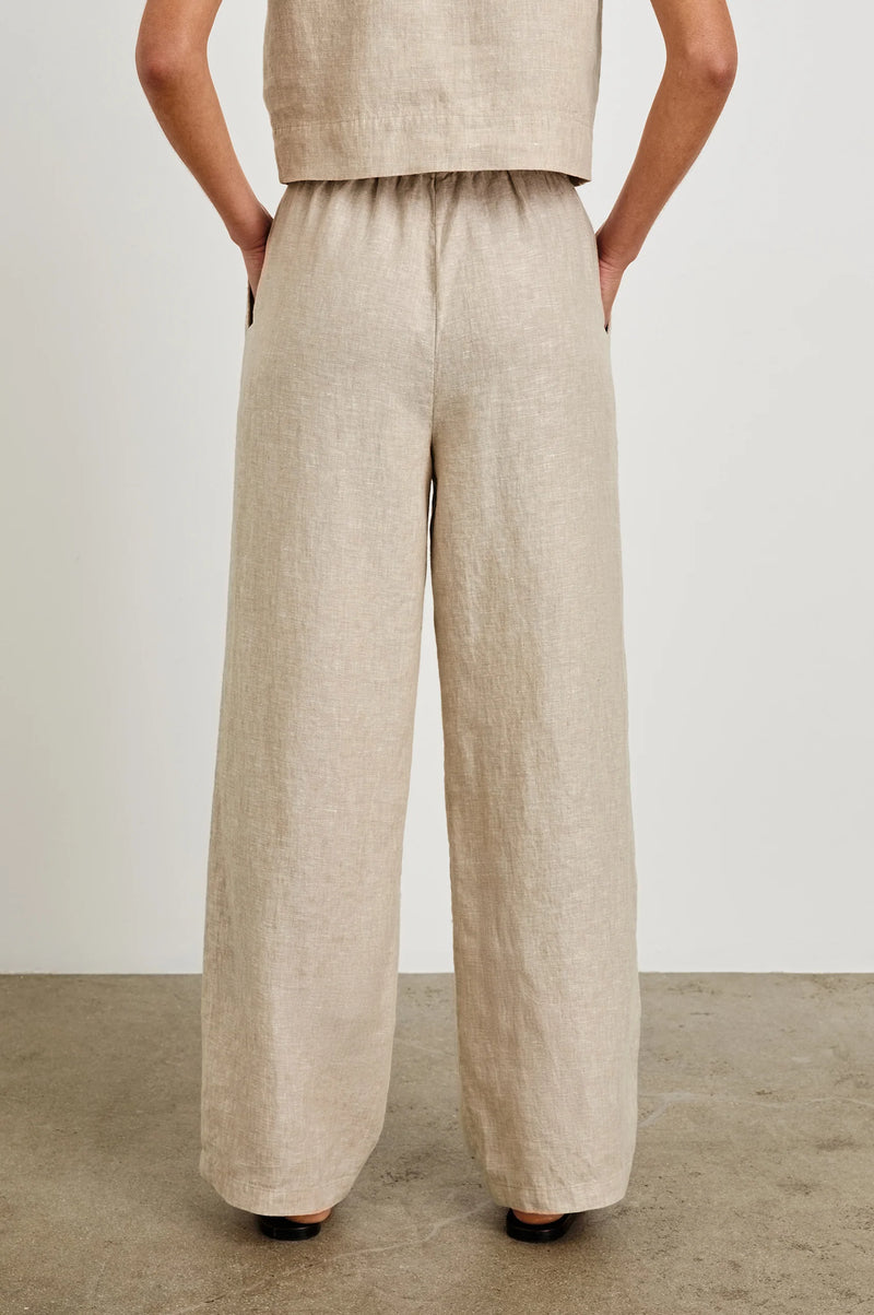 Emmie Pant Heathered Flax