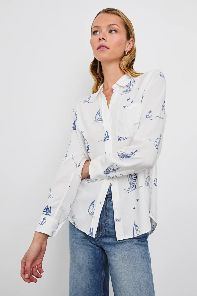 Kathryn Shirt Sailboats