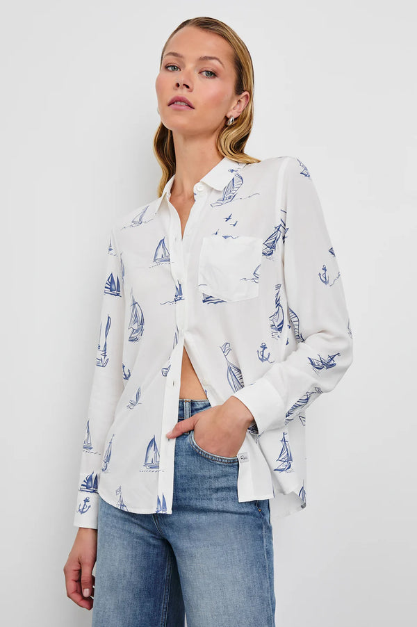 Kathryn Shirt Sailboats