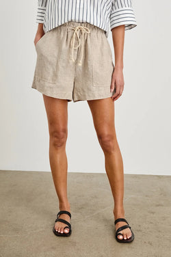 Foster Short Heathered Flax