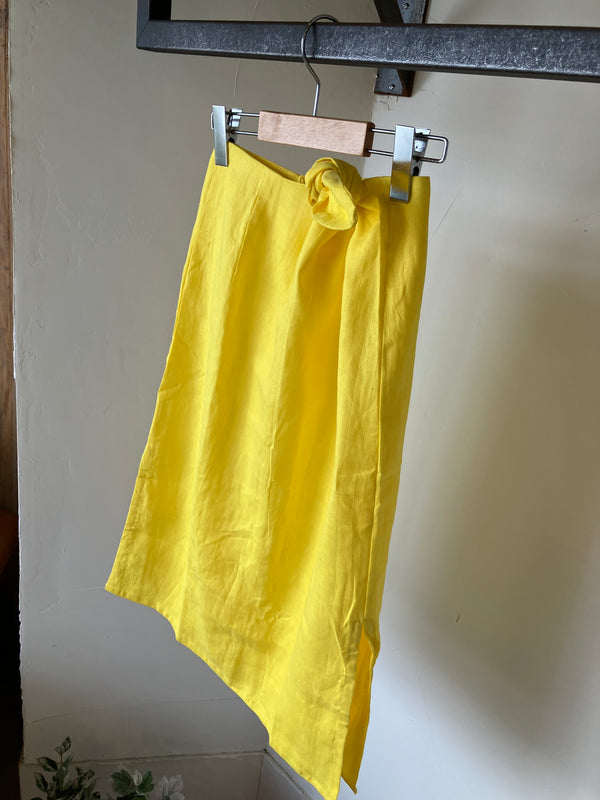 TWOKEYS　LINEN SKIRT SUNNY YELLOW💛