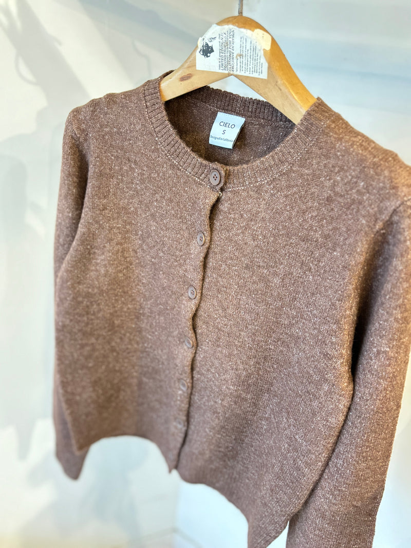 CIELO Knit cardigan / camel