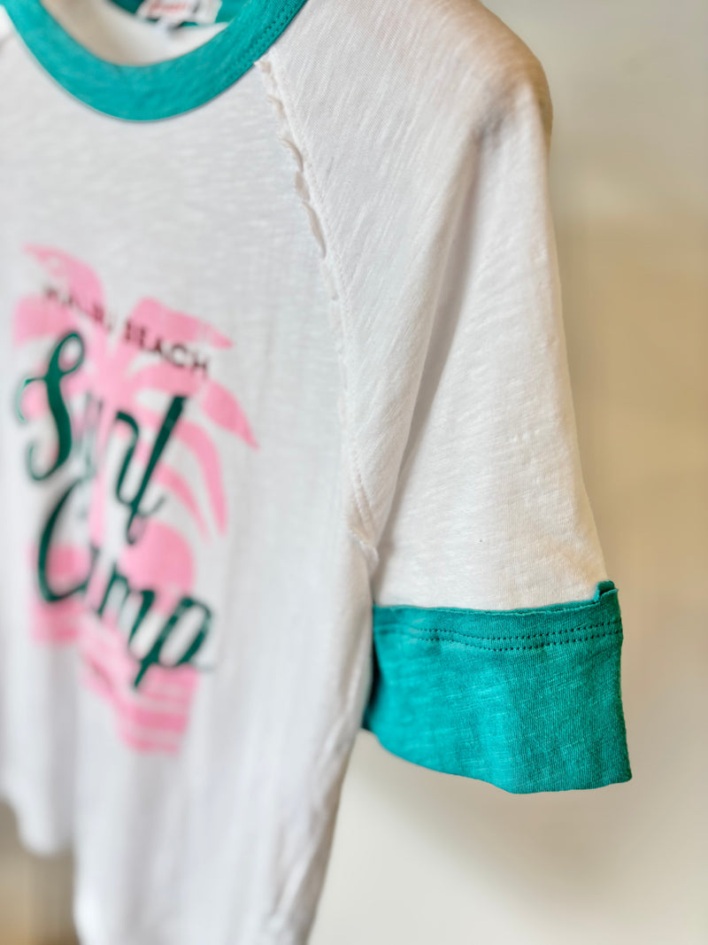 BOYFRIEND TEE SURF CAMP OPIC WHITE
