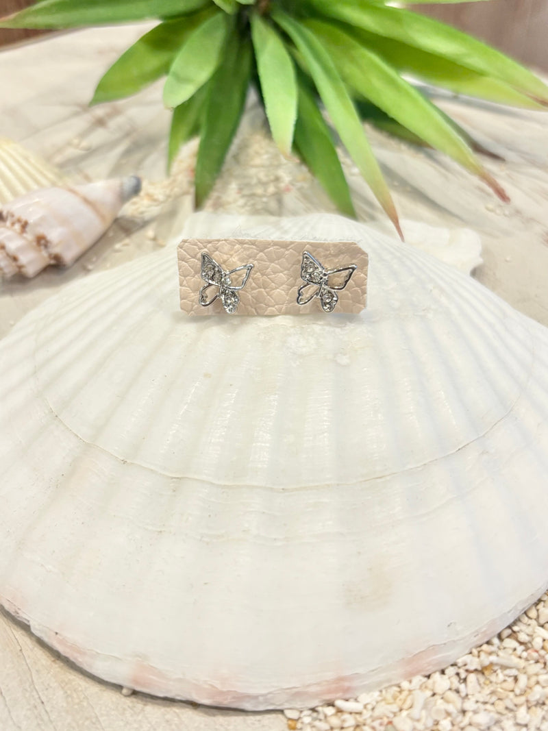 Girtyskey Select/PIERCE/silver butterfly zirconia