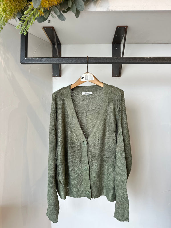 Miracle Cardigan/ Green