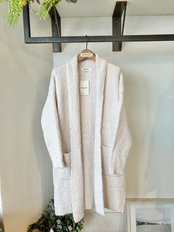 MIRACLE sweater cardigan/ Cream