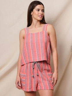 CROSS BACK SWING TANK BRIGHT CORAL BCOR