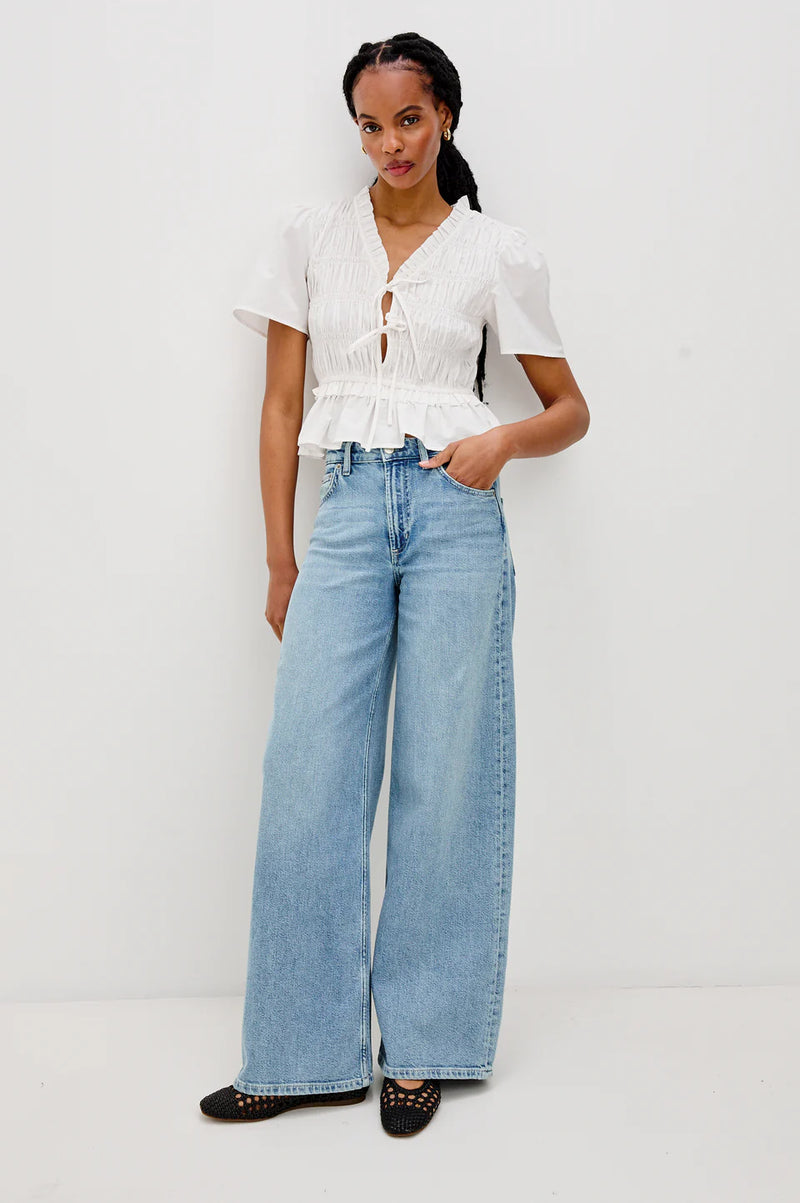 Portia Top White
