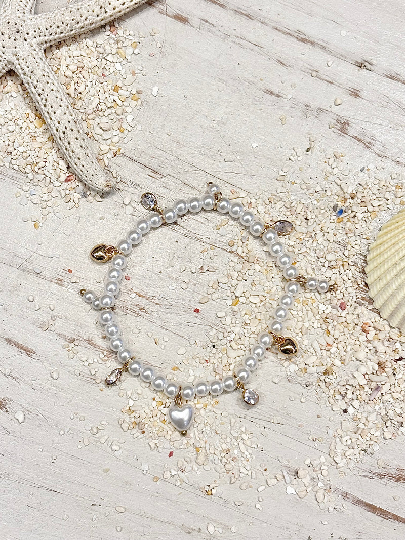 Girty's Keyselect bracelet /Heart Pearl