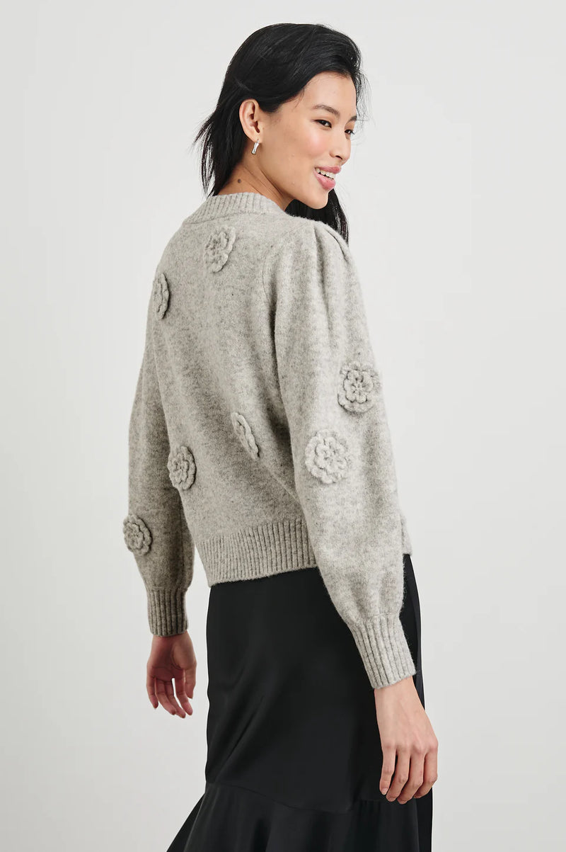 Francesca Cardigan Heather Grey