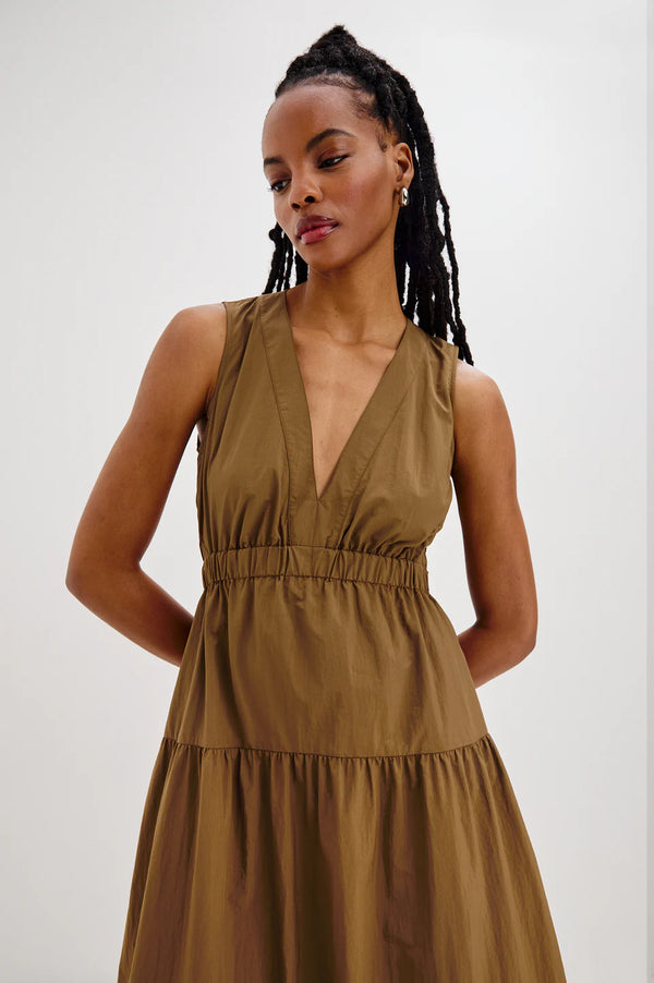 Genevieve Dress Sepia