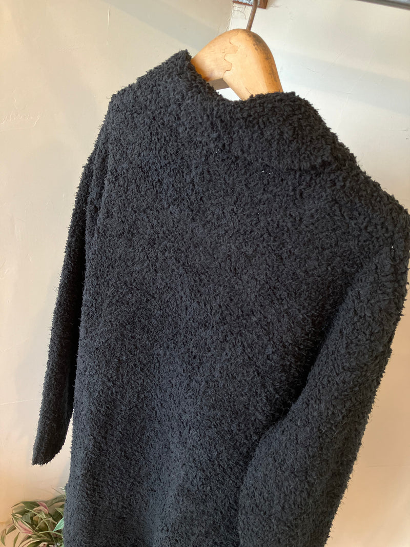 MIRACLE sweater cardigan/ BLACK