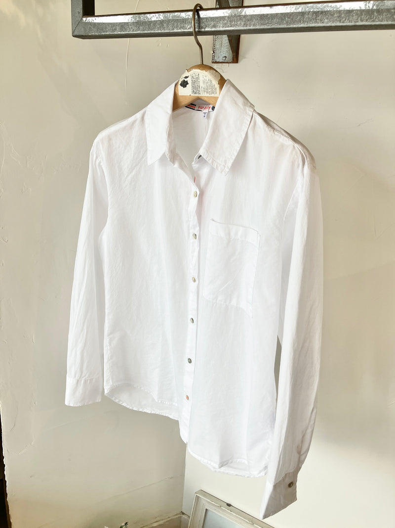 WOMEN'S CLASSIC SHIRT IN OPTIC WHITE