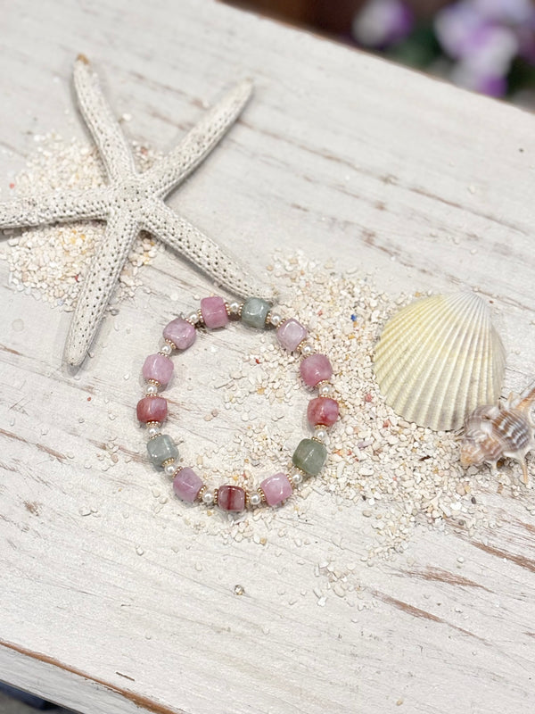 Girty's Keyselect bracelet / pale marble