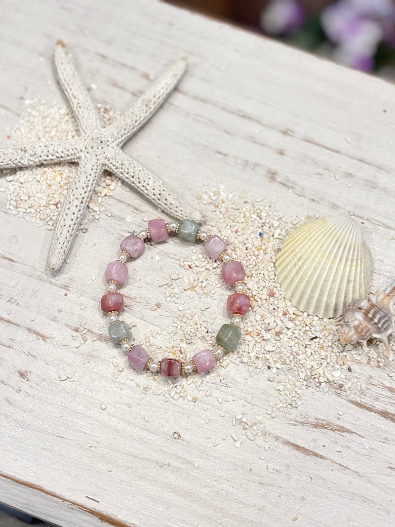 Girty's Keyselect bracelet / pale marble