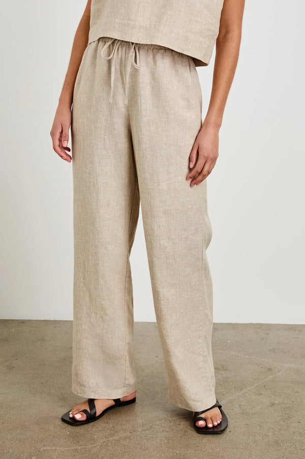 Emmie Pant Heathered Flax