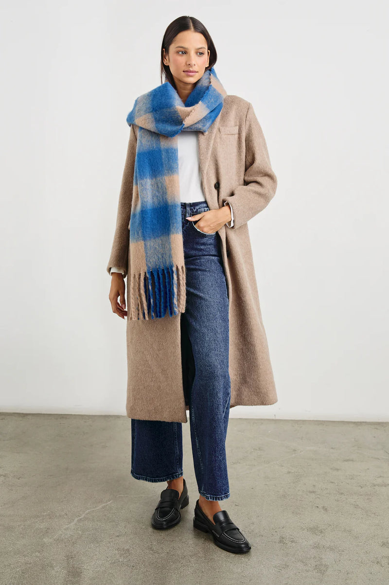 Oslo Scarf Cobalt Camel