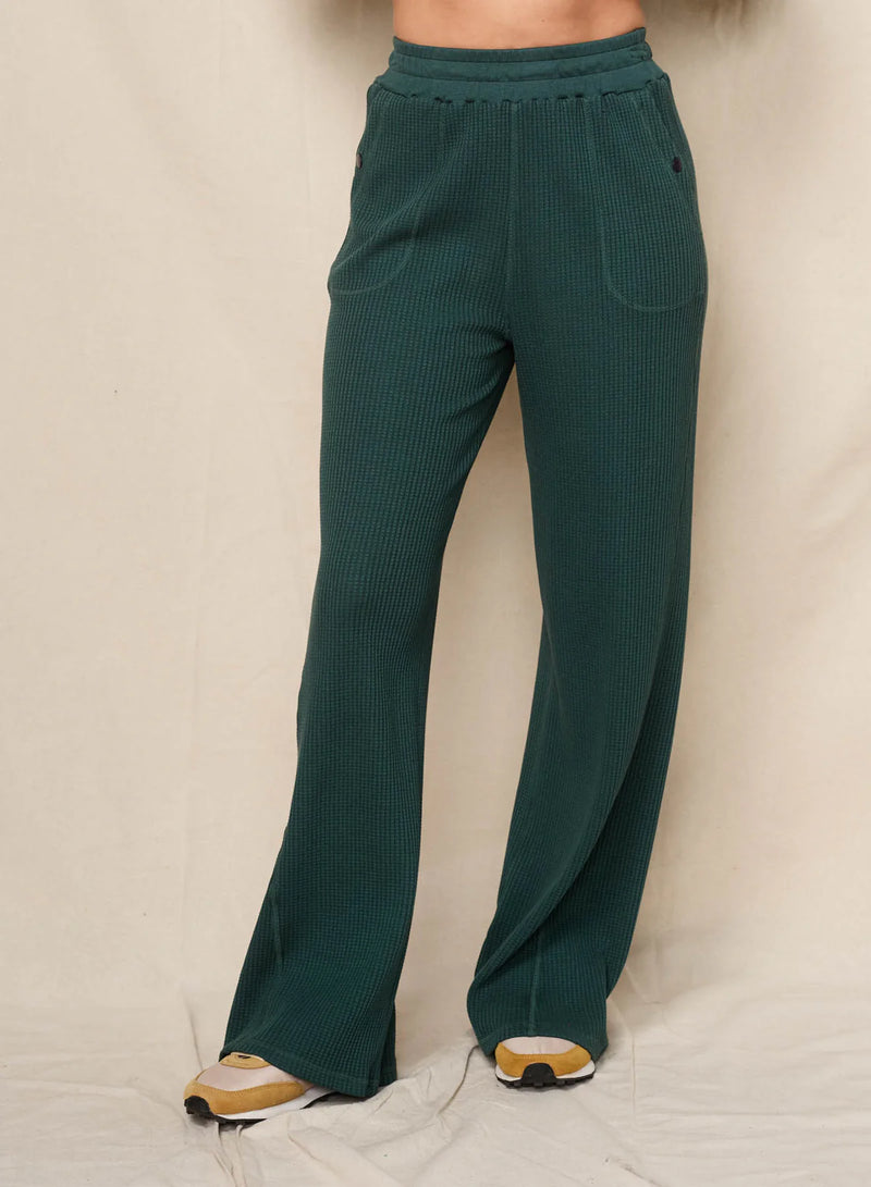 WOMEN'S FLARE LOUNGE PANT IN RAINFOREST