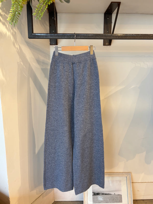 CIELO Knit pants  /gray BLUE