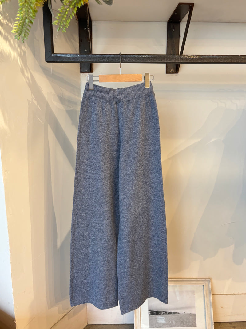 CIELO Knit pants  /gray BLUE