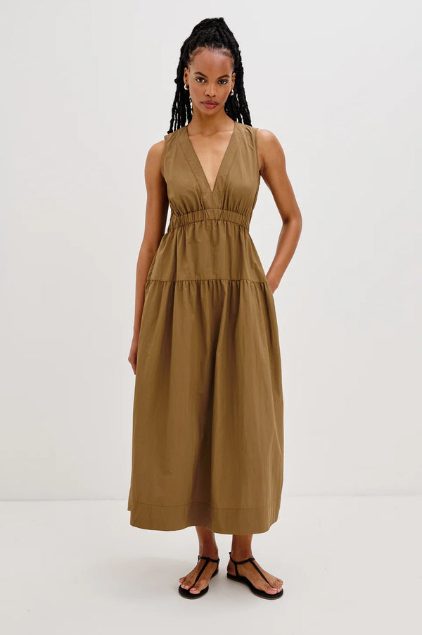 Genevieve Dress Sepia