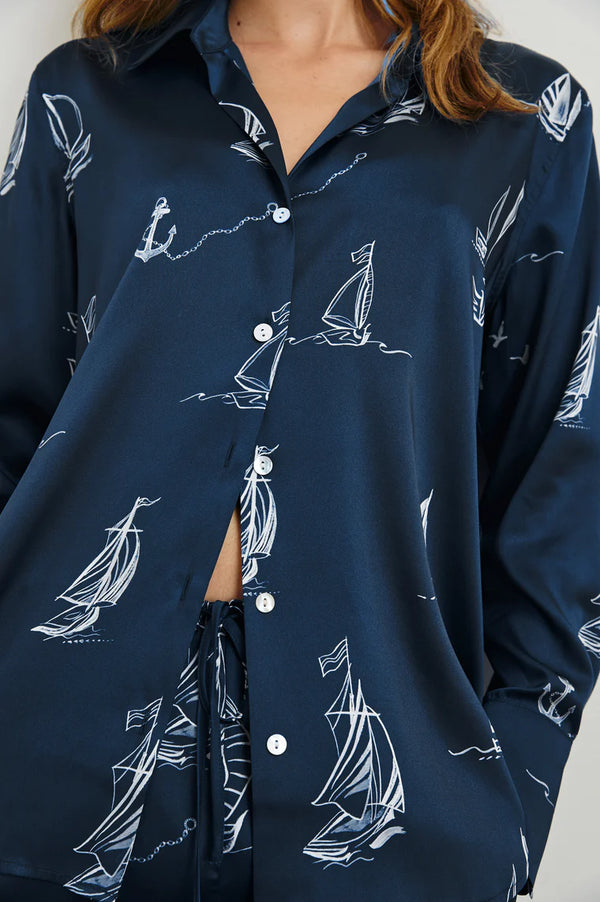 Ledger Shirt Sailboats