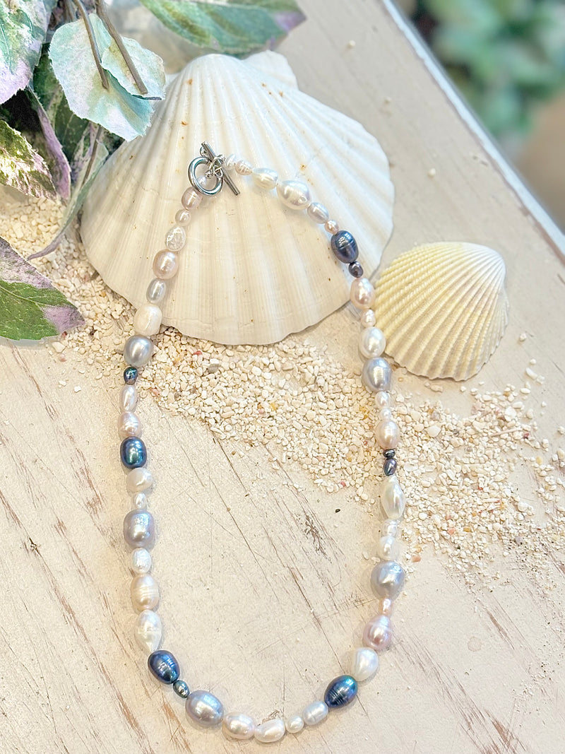 Girty's Key Select  「moyul」　　　　　　freshwater pearl /BLUE