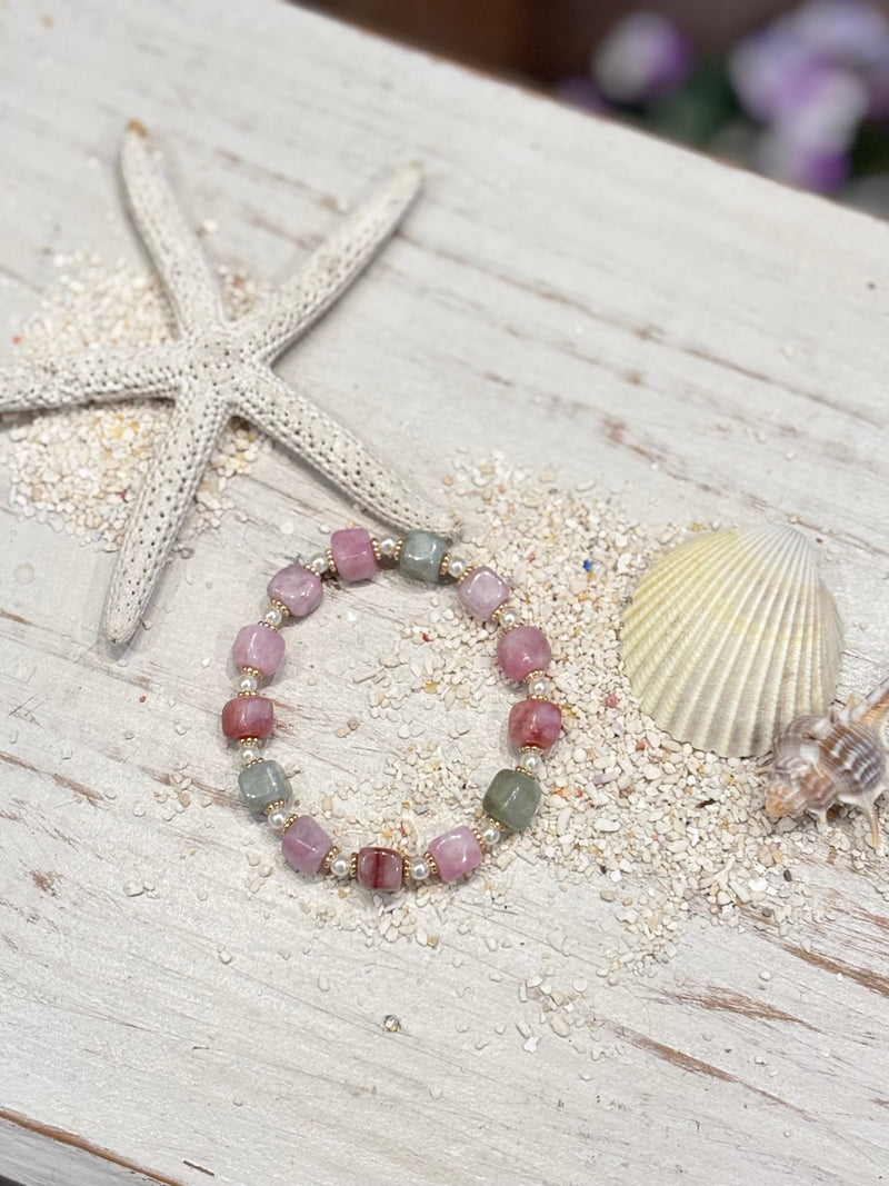 Girty's Keyselect bracelet / pale marble