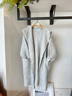 MIRACLE  KNIT HOOD CARDIGAN🤍