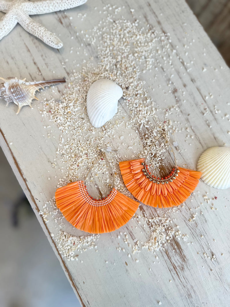 ORANGE fringe pierce