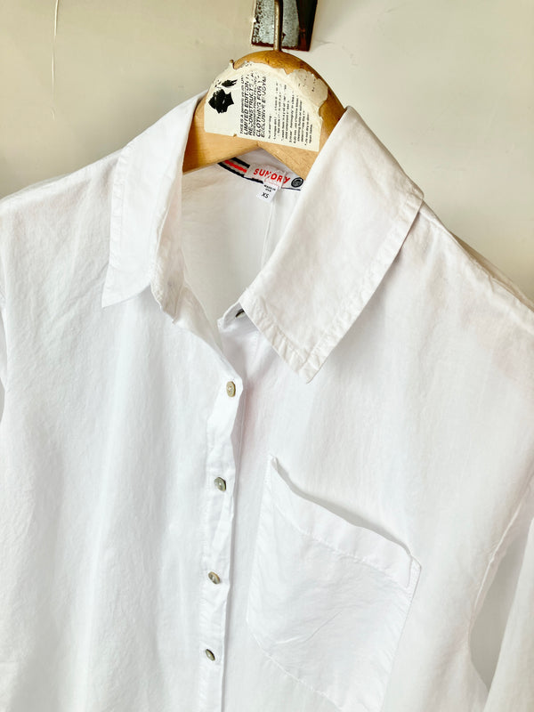 WOMEN'S CLASSIC SHIRT IN OPTIC WHITE