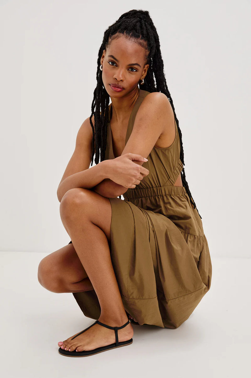 Genevieve Dress Sepia
