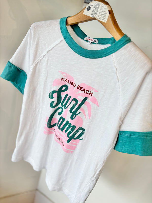 BOYFRIEND TEE SURF CAMP OPIC WHITE