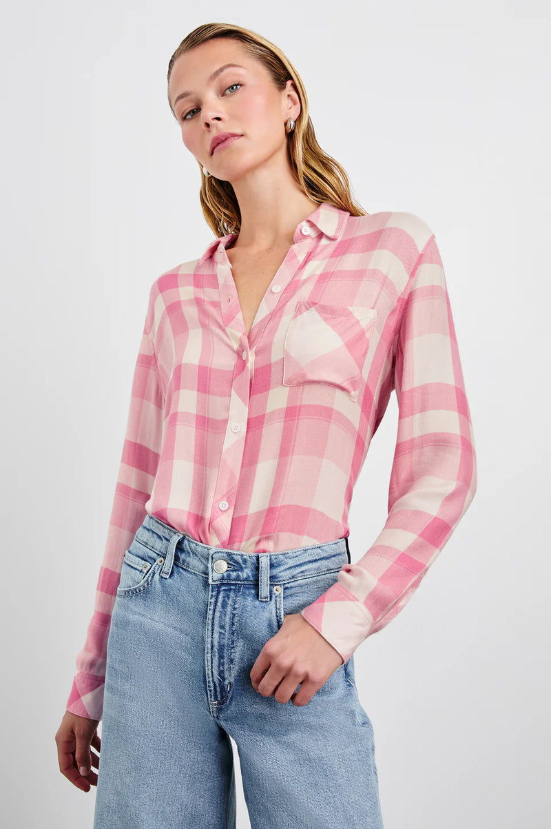 Hunter Shirt Ivory Rose