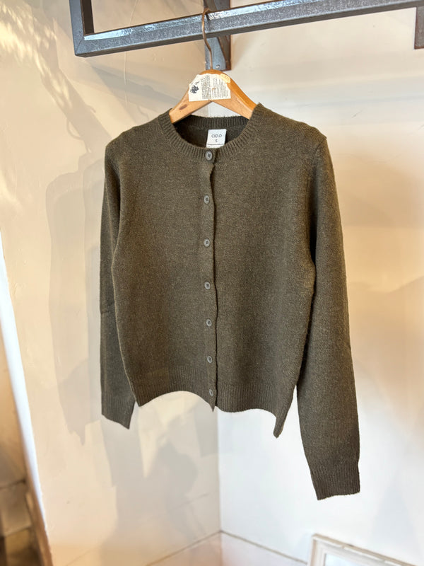 CIELO Knit cardigan /khaki