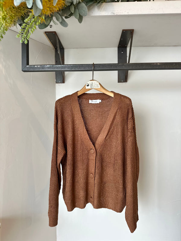 Miracle cardigan/ camel