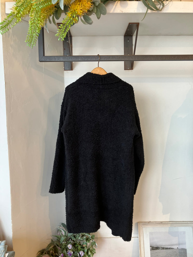 MIRACLE sweater cardigan/ BLACK