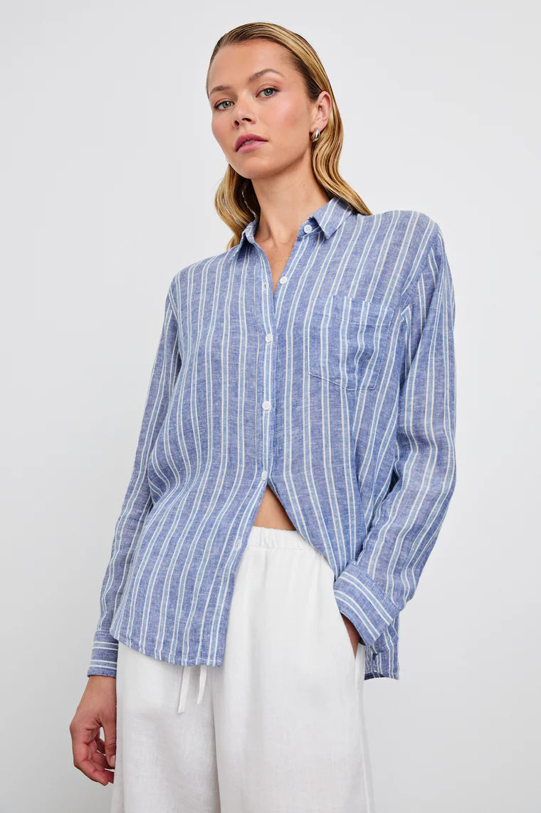 Charli Shirt Lake View Stripe