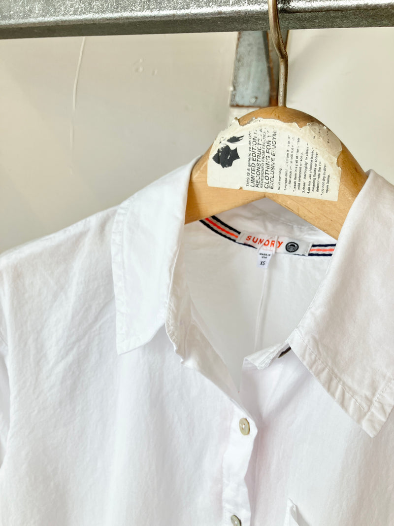 WOMEN'S CLASSIC SHIRT IN OPTIC WHITE