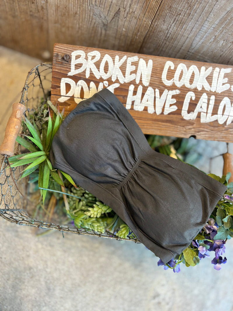 Girty's Key Select/bandeau/CHARCOAL