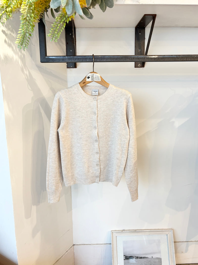 CIELO Knit cardigan /ivory