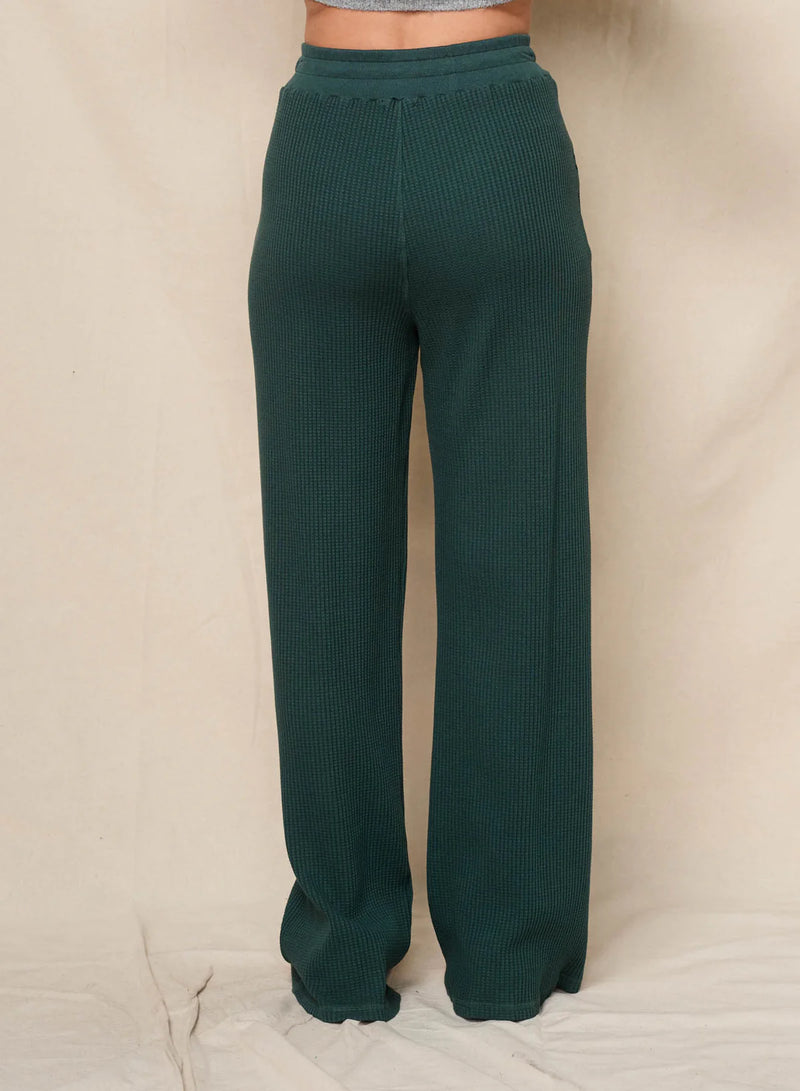 WOMEN'S FLARE LOUNGE PANT IN RAINFOREST