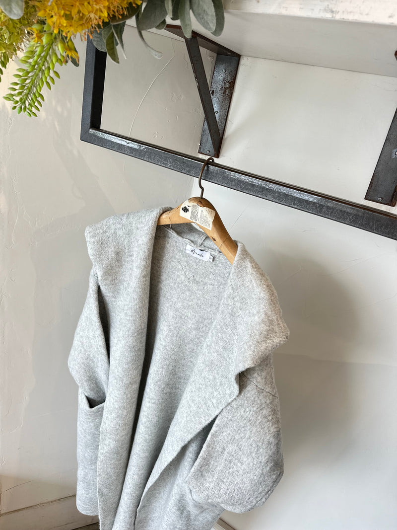 MIRACLE  KNIT HOOD CARDIGAN🤍