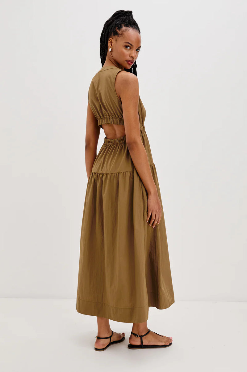 Genevieve Dress Sepia