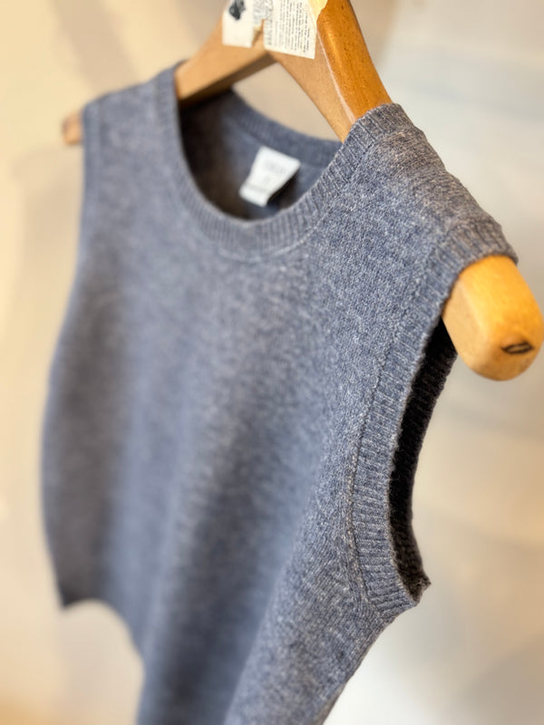 CIELO Knit Top / gray BLUE