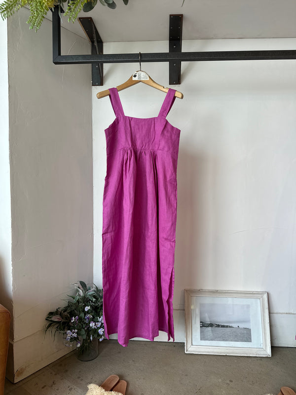 Brenda Dress w/ Scrunchie, Phenix Pink