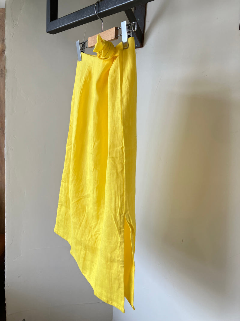 TWOKEYS　LINEN SKIRT SUNNY YELLOW💛