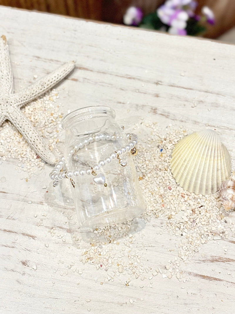 Girty's Keyselect bracelet /Heart Pearl