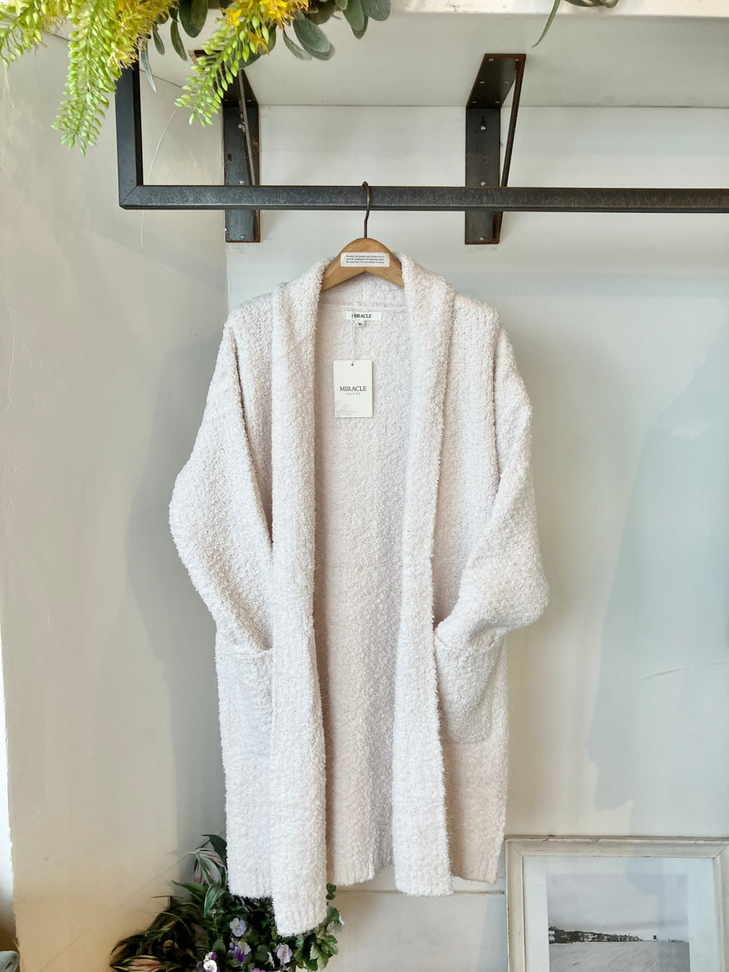 MIRACLE sweater cardigan/ Cream